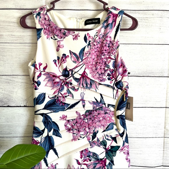 NWT Ivanka Trump floral dress size 2 - Picture 2 of 2